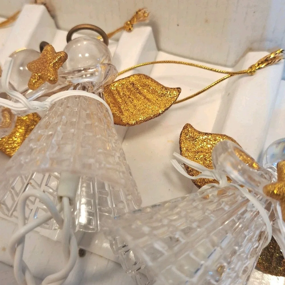 2003 Avon ANGEL LIGHT STRING Christmas Lights GIFT COLLECTION Tested!
